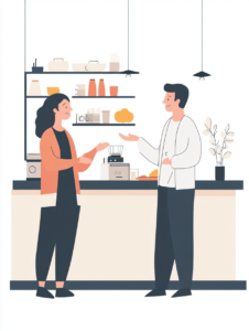 מומחה בתחום האוכל שמלווה תהליך